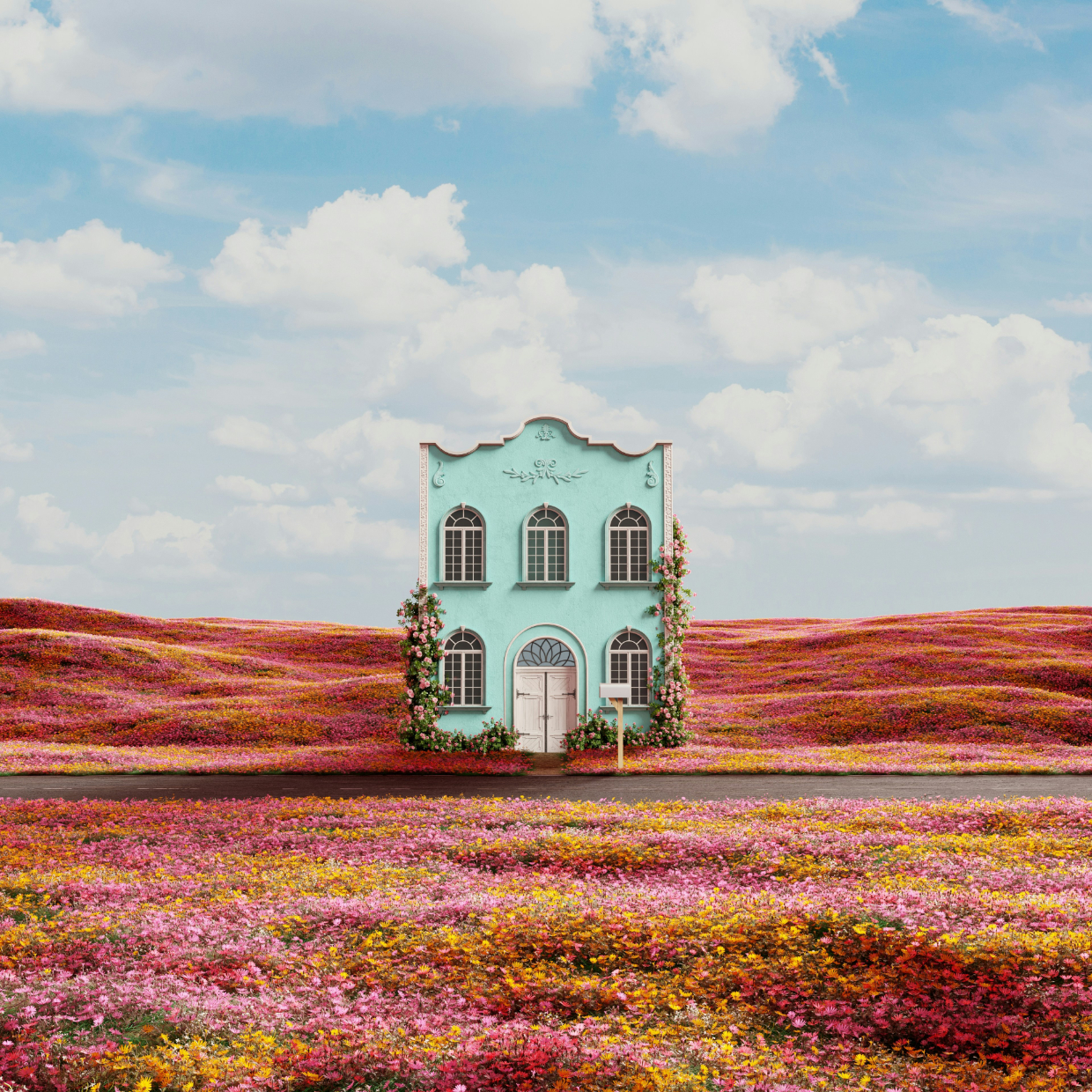 A short-term rental house